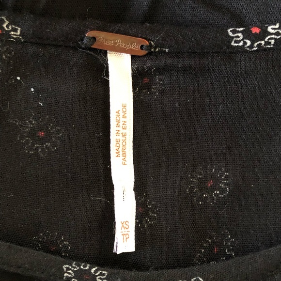 Free People Beck Tiered Tunic Floral Boho Festival - Picture 8 of 8